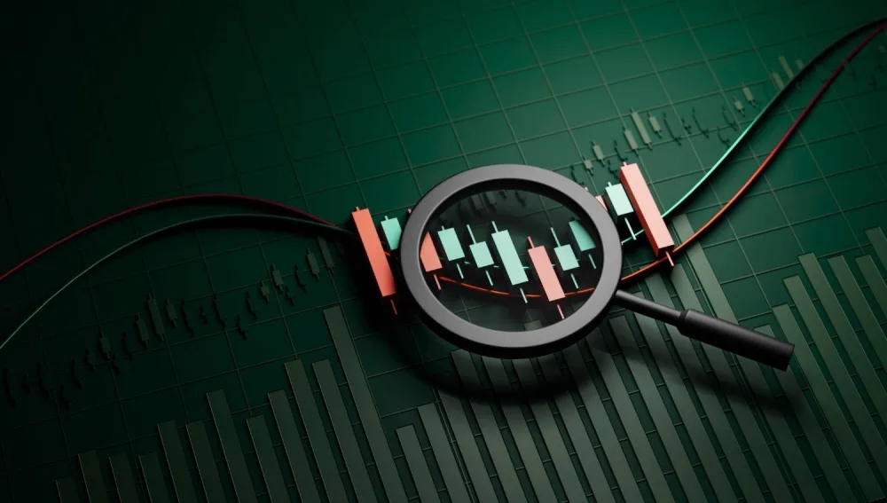 Global trade and digital finance concept